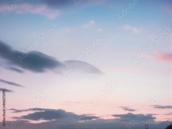 Fototapeta sunset in the sky