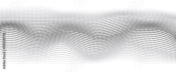 Obraz Dot pattern seamless background. Polka dot pattern template Monochrome dotted texture