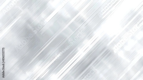 Obraz Elegant silver background with shiny diagonal lines and sparkling light