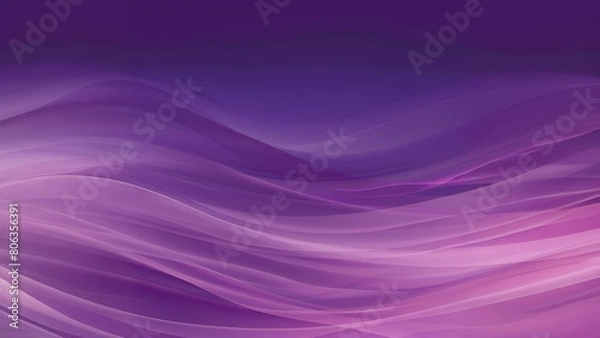 Fototapeta Elegant purple pink gradient waves abstract background