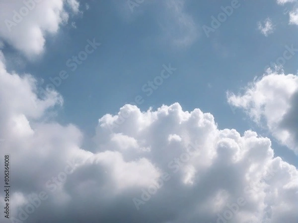 Fototapeta blue sky with clouds