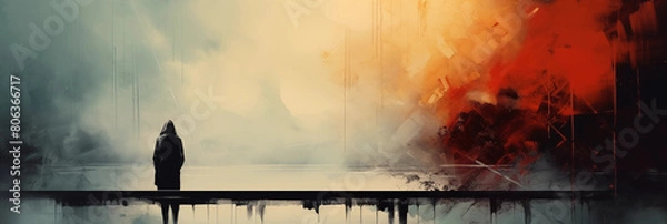 Obraz Alone With Thoughts 