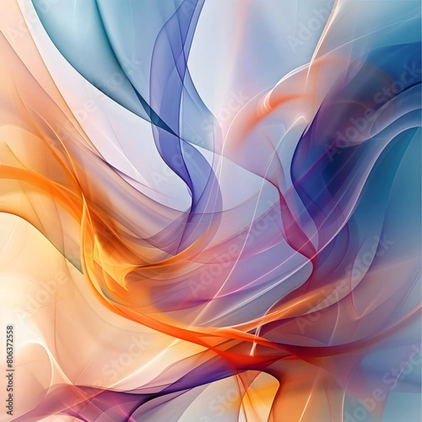 Fototapeta Professional multicolor abstract image