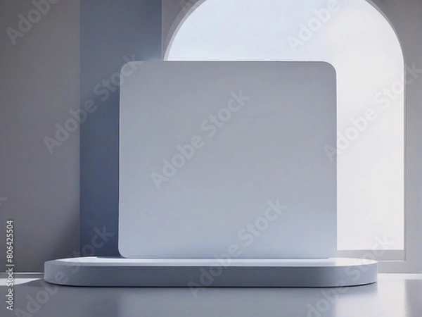 Fototapeta 3d render of a computer