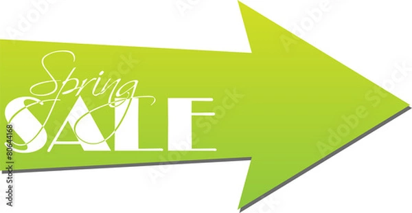 Fototapeta Spring sale arrow