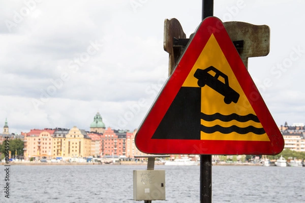 Obraz Swedish Danger sign