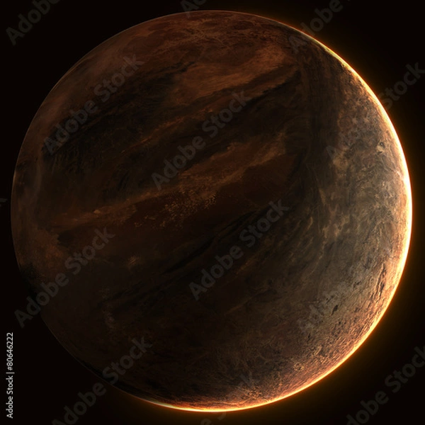 Obraz Pustynna planeta