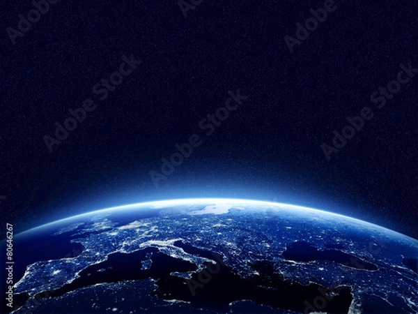 Fototapeta Earth at night