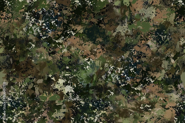 Fototapeta army camo texture pattern seamless wallpaper