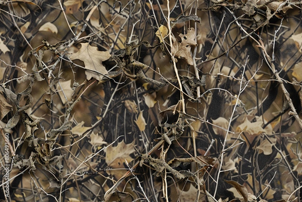 Fototapeta dry desert leaves camouflage background texture pattern seamless wallpaper