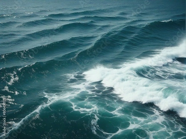 Fototapeta waves on the beach