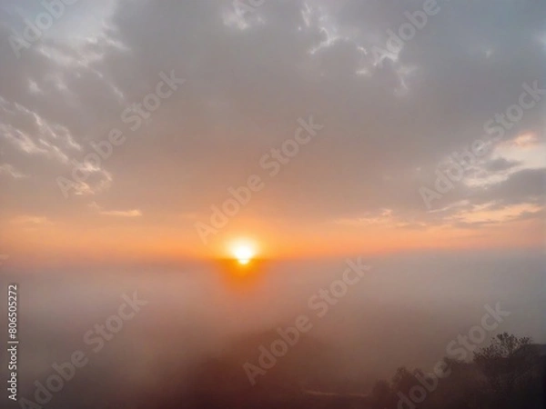 Obraz sunset over the sea