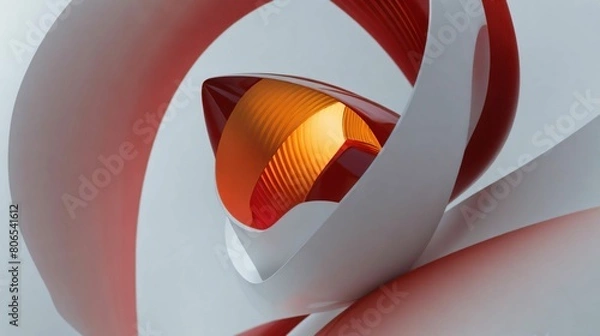 Fototapeta 白い空間のアート/Art in White Spaces