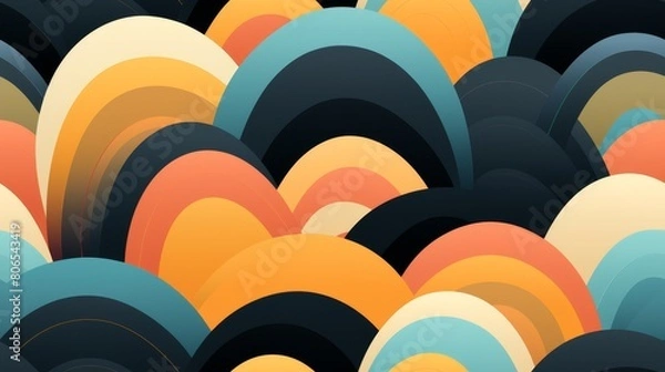 Fototapeta Seamless Retro Pattern