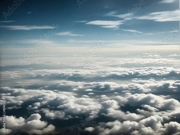 Fototapeta clouds in the sky