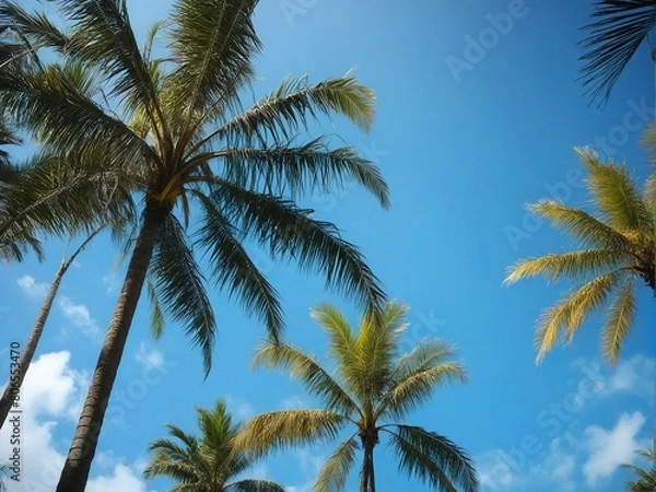 Fototapeta coconut trees