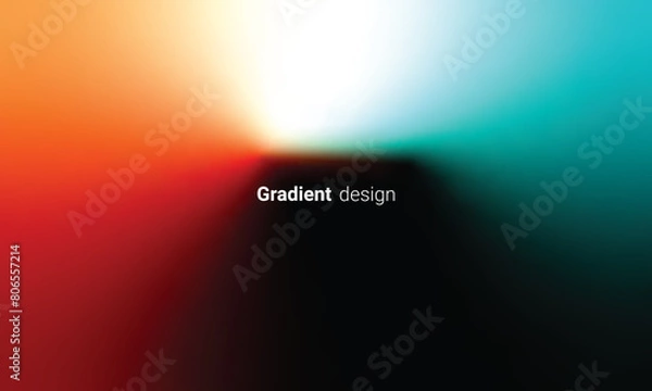 Fototapeta Abstract Gradient vector. Creative design for background, cover, wallpaper, social media, branding and poster.
