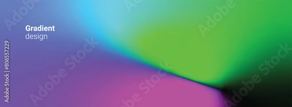 Fototapeta Abstract Gradient vector. Creative design for background, cover, wallpaper, social media, branding and poster.
