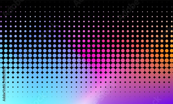 Obraz gradient vercolor halftone pattern background
