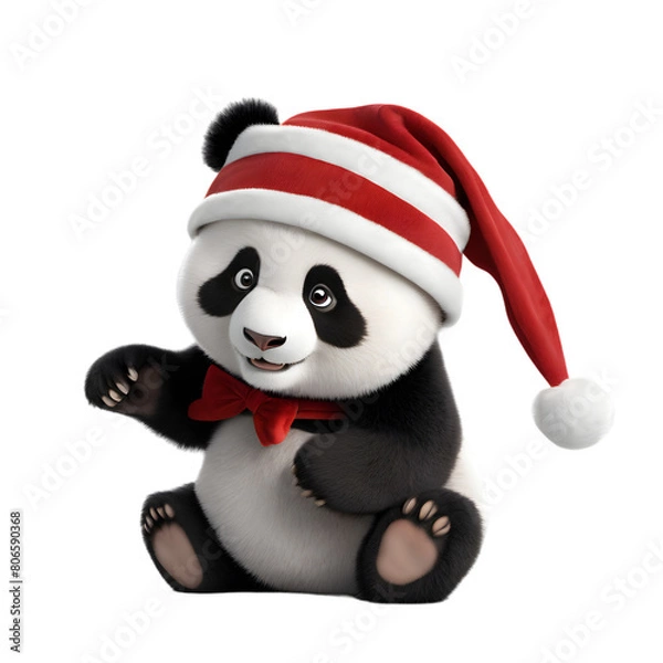 Fototapeta Panda santa