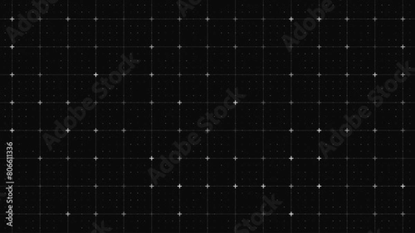 Fototapeta Virtual Technology Futuristic User Interface HUD Grid. Spaceship FUI GUI Backdrop Design. Science Fiction Theme Design, Artificial Intelligence. Hi-Tech Bg. Vector Illustration.