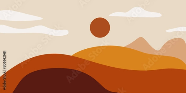 Obraz Abstract Mountain Bohemian Landscape