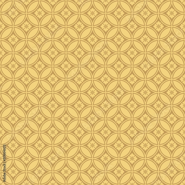 Obraz Japanese vector seamless pattern