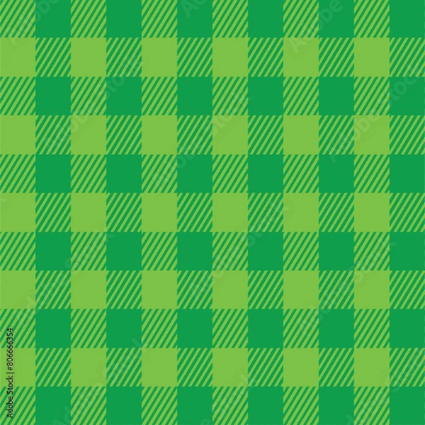 Fototapeta Plaid or tartan vector is background texture in many color