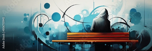 Obraz abstract depression 