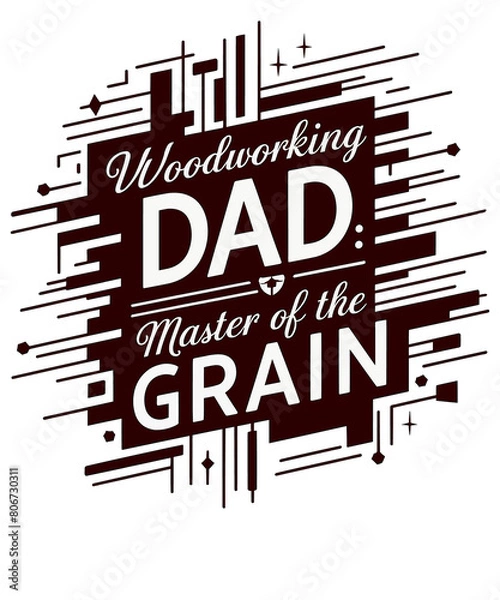 Obraz Woodworking Dad i