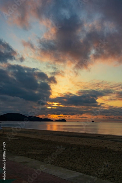 Obraz sunset on the beach