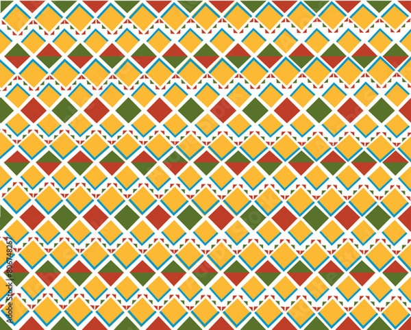 Fototapeta seamless geometric pattern background wallpaper