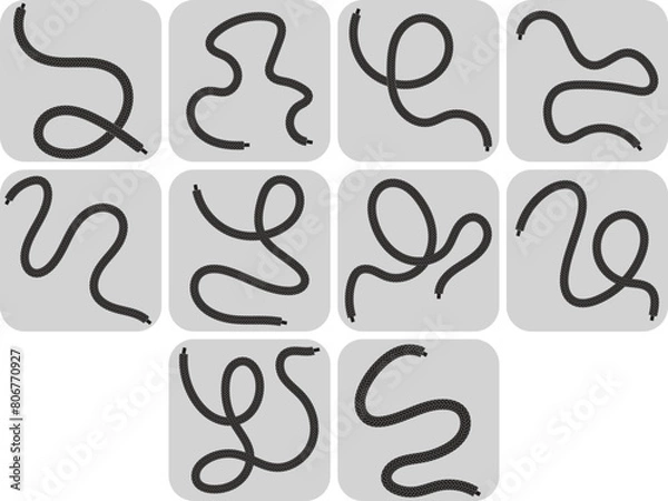 Obraz Shoelace Flat Element