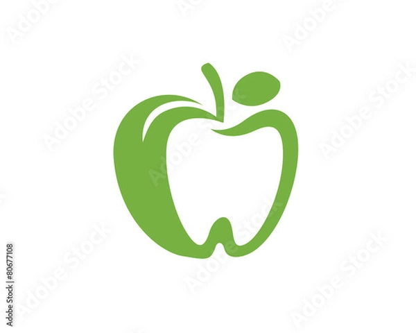 Fototapeta Apple Dental