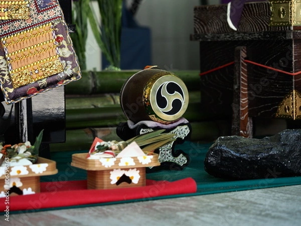 Obraz 端午の節句飾りの太鼓