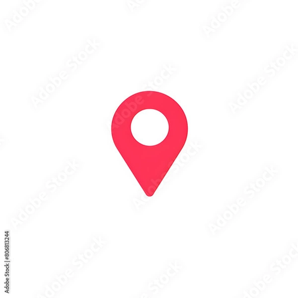 Fototapeta Location icon.  Map pointer symbol. 