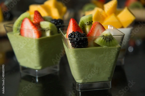Obraz Matcha Panna Cotta