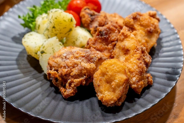 Fototapeta 鶏のから揚げ