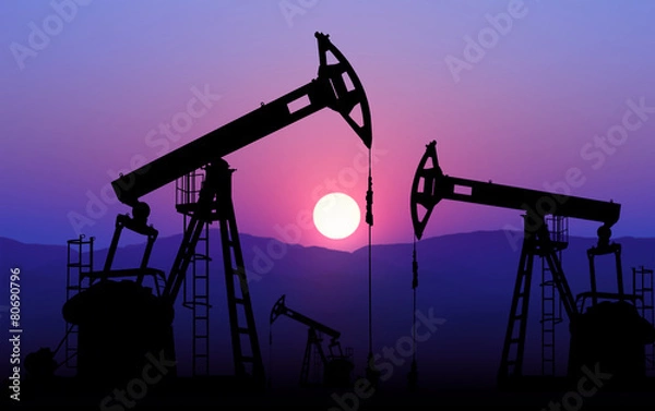 Fototapeta oil well pump