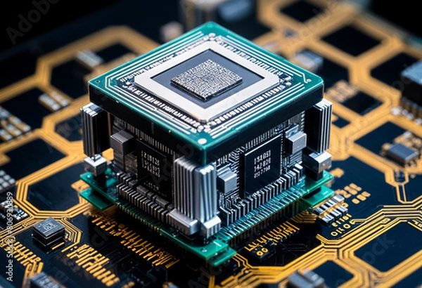 Obraz cpu quantum computer