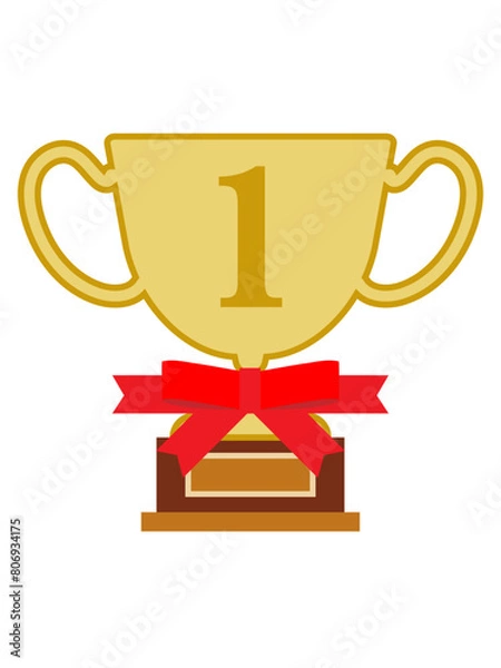 Fototapeta ゴールドのトロフィー