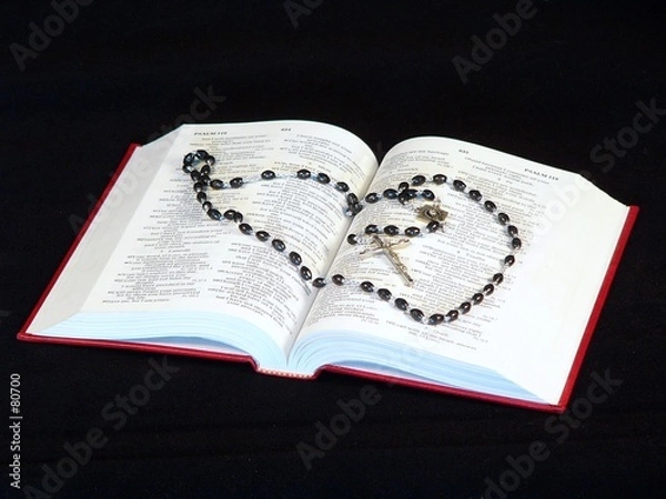 Obraz bible and rosary