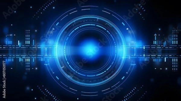 Fototapeta 
blue Abstract technology background circles digital hi-tech technology design background. concept innovation. vector illustration