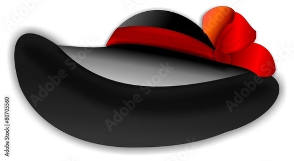 Fototapeta cappello donna