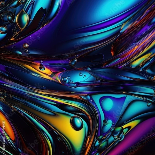 Obraz seamless pattern with abstract background with circles