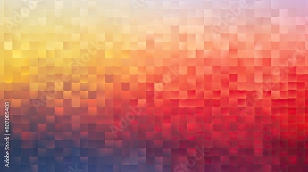 Fototapeta Gradient background resembling a digital pixelation effect