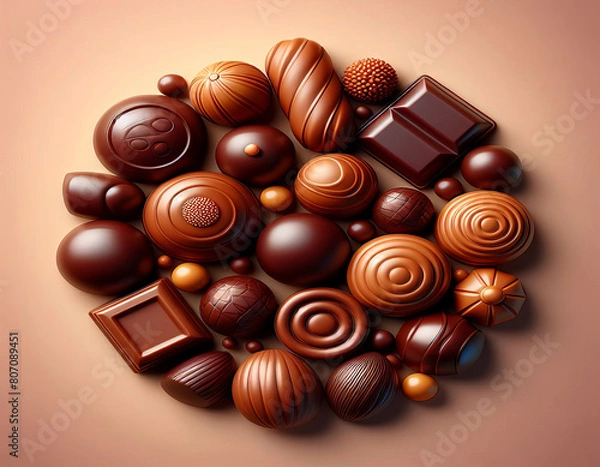 Obraz chocolate background