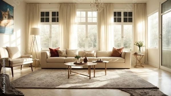 Obraz living room interior