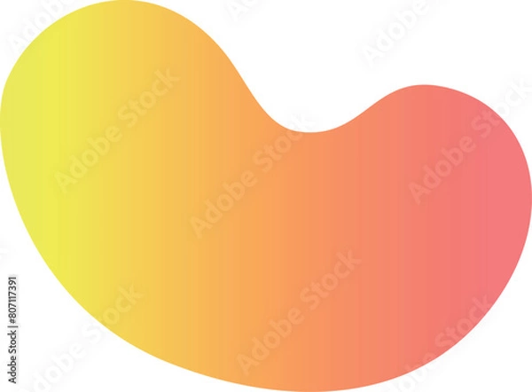 Obraz Abstract gradient shape modern minimalistic element