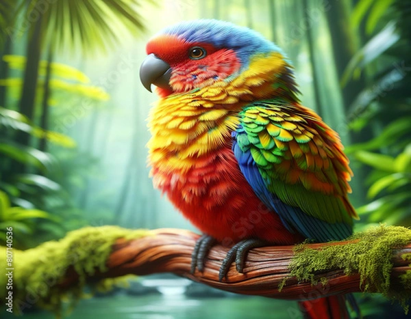 Obraz 
Colorful parrot image